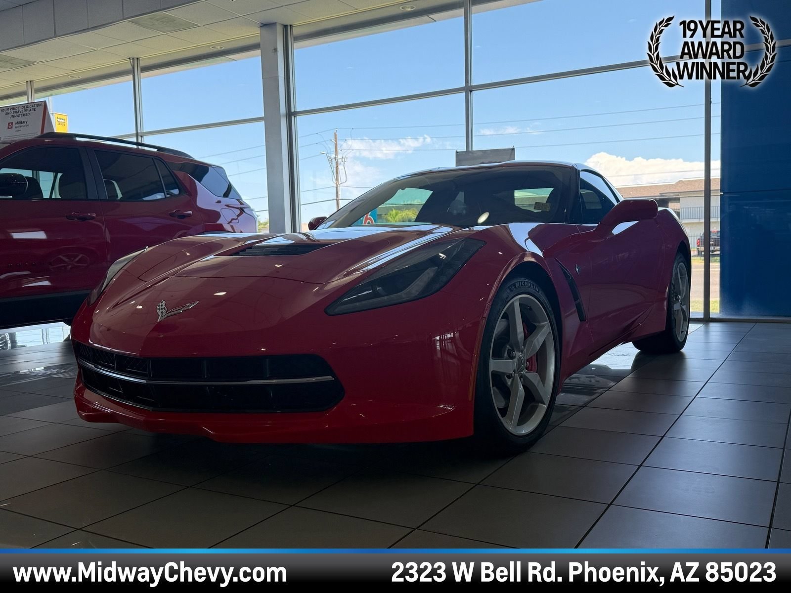 Certified 2014 Chevrolet Corvette Stingray Coupe w/ 3LT Preferred Equipment Group RWD image 1