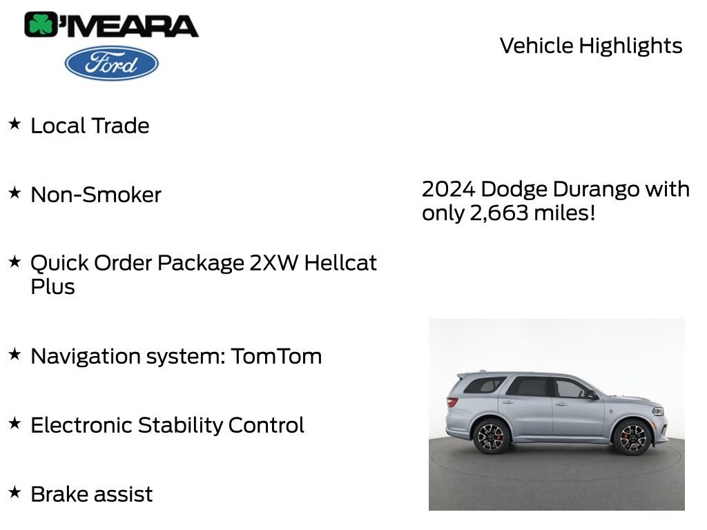 Used 2024 Dodge Durango SRT Hellcat AWD/4WD image 8