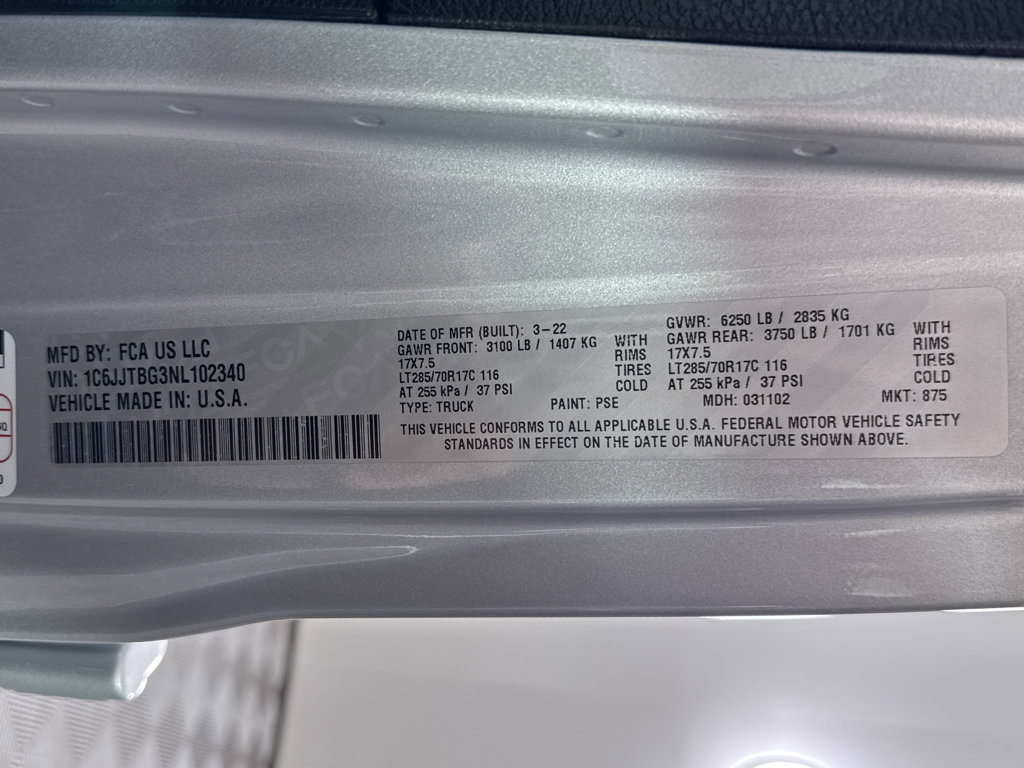 Used 2022 Jeep Gladiator Rubicon w/ LED Lighting Group image 32