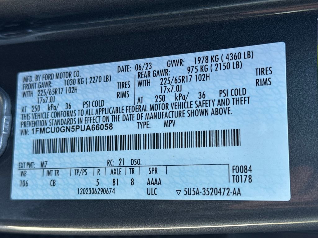 Used 2023 Ford Escape Active w/ Tech Pack #1 FWD image 29