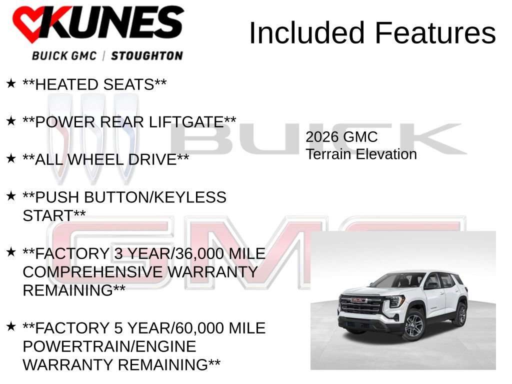 New 2026 GMC Terrain Elevation image 3