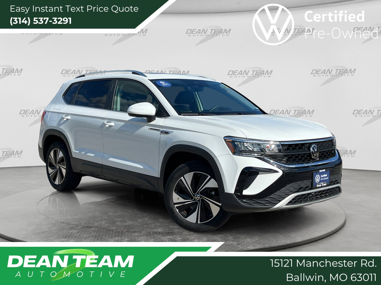 Certified 2024 Volkswagen Taos SE w/ Panoramic Sunroof Package
