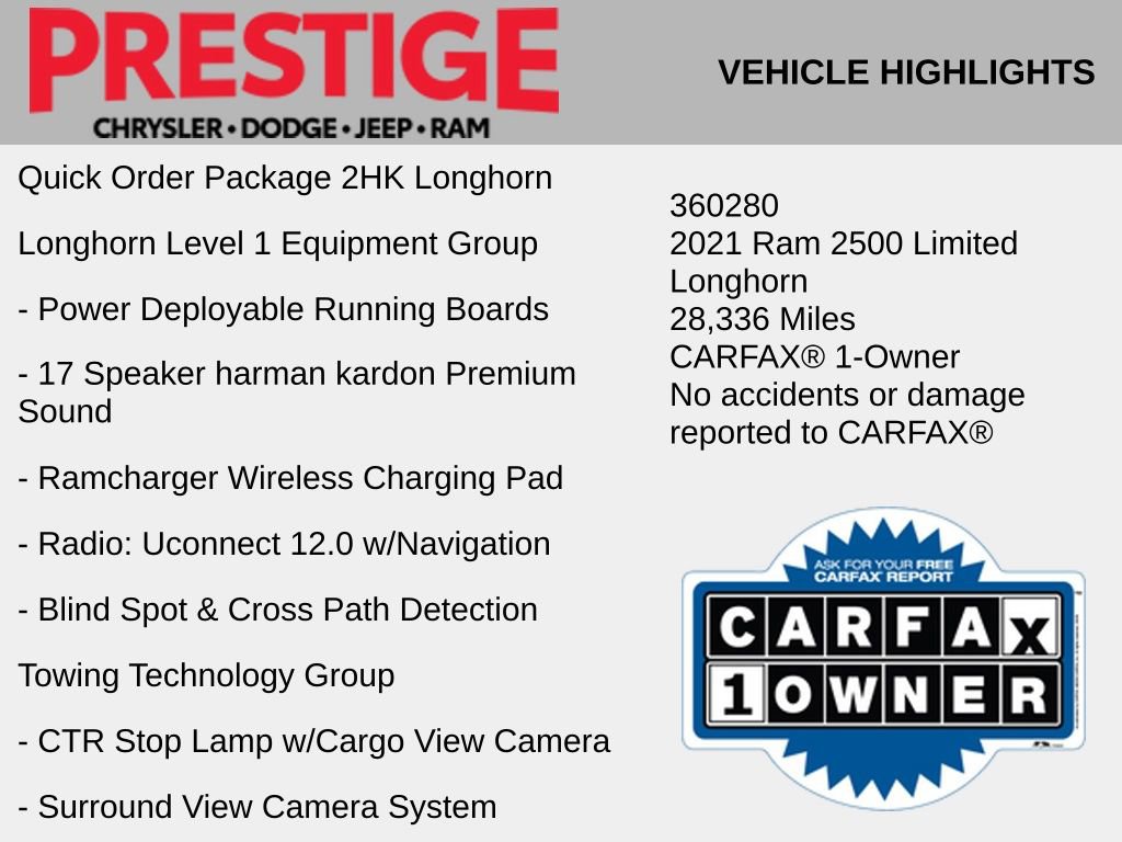 Used 2021 RAM 2500 Limited AWD/4WD image 2