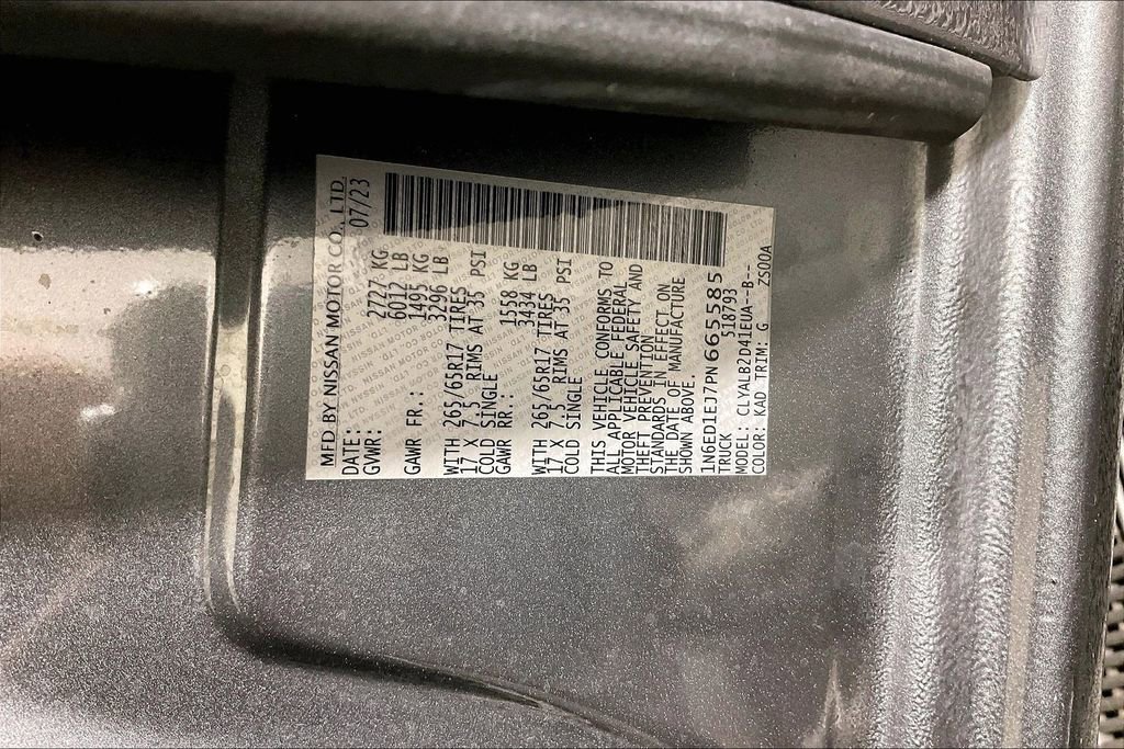 Used 2023 Nissan Frontier SV image 42