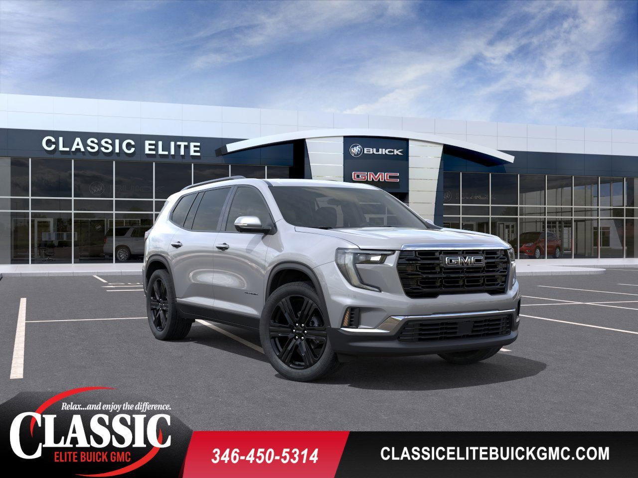 New 2026 GMC Acadia Elevation w/ Black Edition