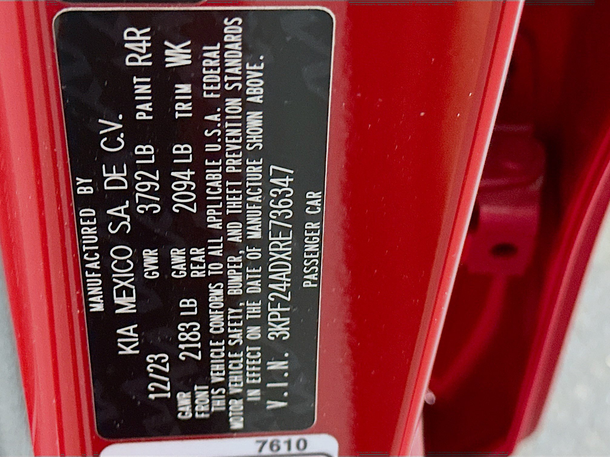 Used 2024 Kia Forte LXS FWD image 12