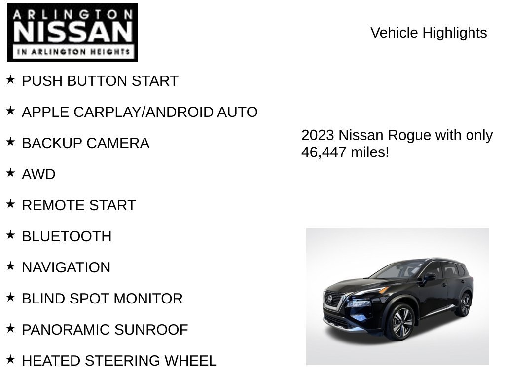 Certified 2023 Nissan Rogue Platinum w/ Platinum Premium Package AWD/4WD image 8