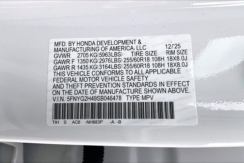 New 2025 Honda Pilot EX-L image 8