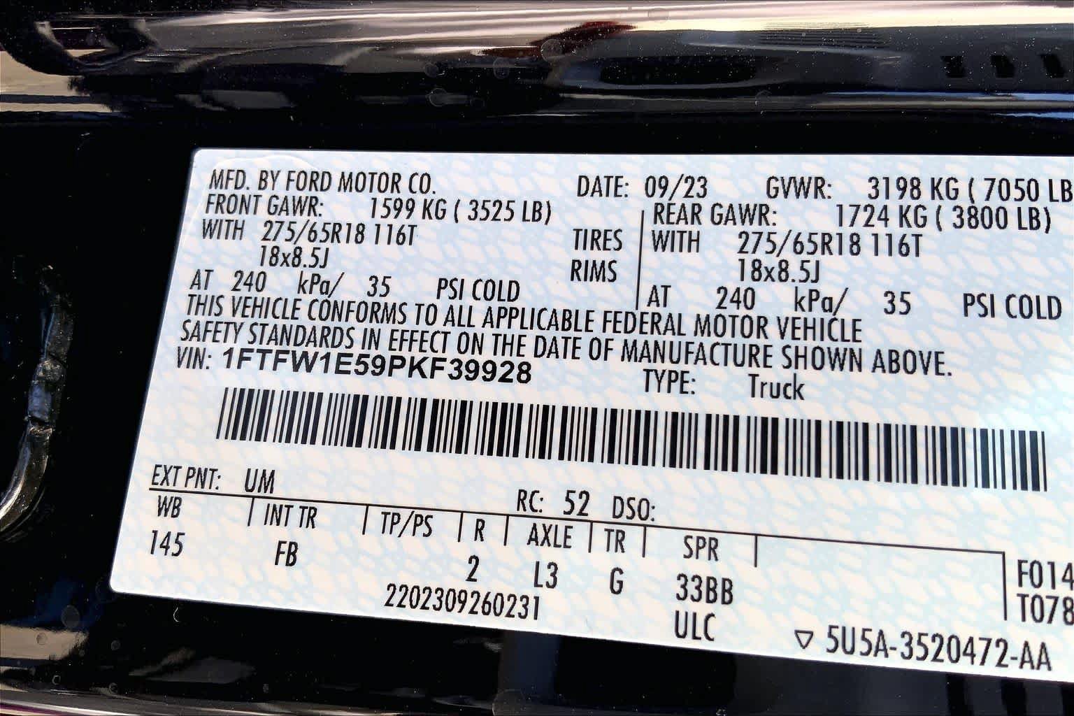 Used 2023 Ford F150 XLT w/ Equipment Group 302A High AWD/4WD image 33