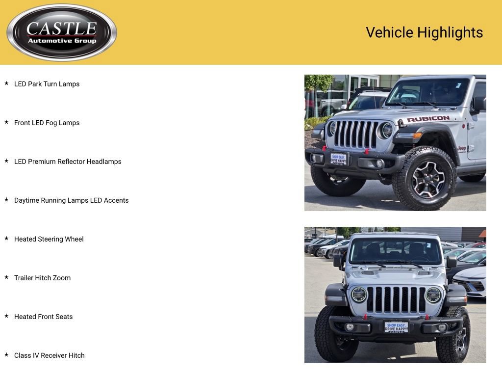 Used 2022 Jeep Gladiator Rubicon w/ LED Lighting Group AWD/4WD image 8