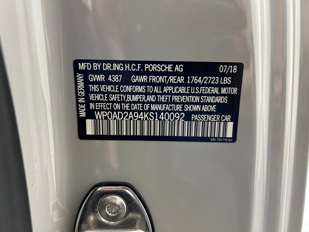 Certified 2019 Porsche 911 4 Coupe AWD/4WD image 30