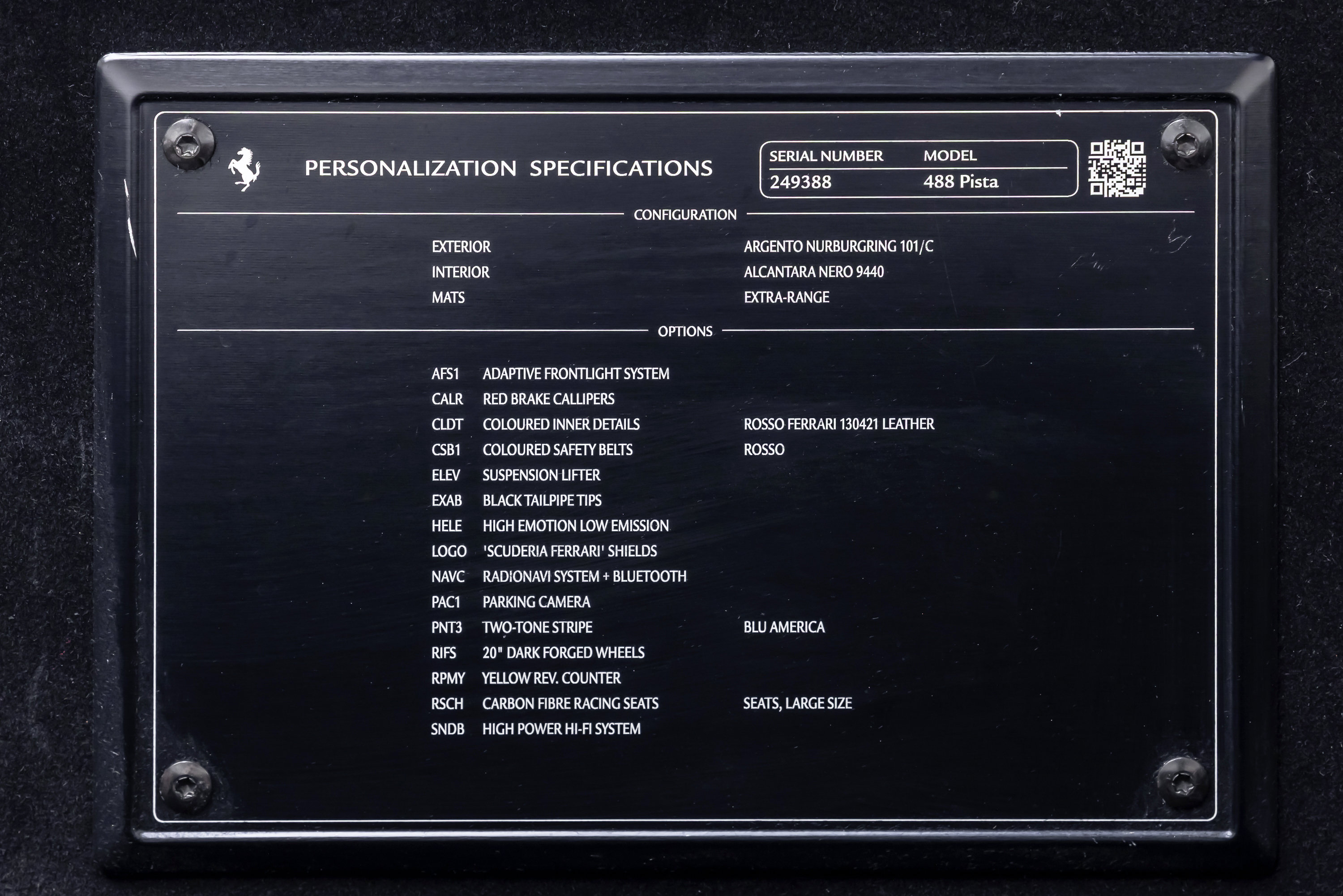 Certified 2020 Ferrari 488 Pista Coupe RWD image 70