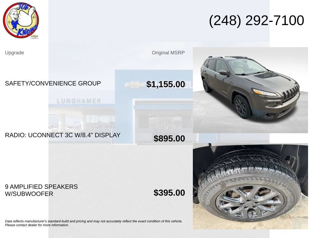 Used 2017 Jeep Cherokee Latitude w/ Safety/Convenience Group FWD image 5