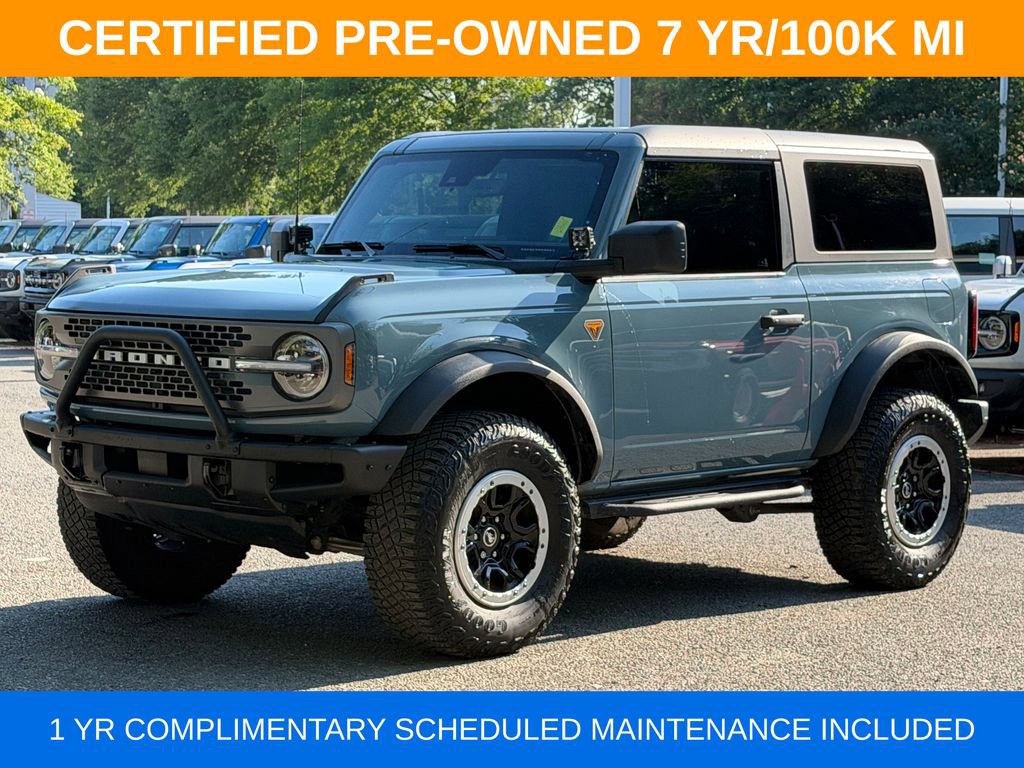 Used 2022 Ford Bronco Badlands w/ Sasquatch Package AWD/4WD image 2