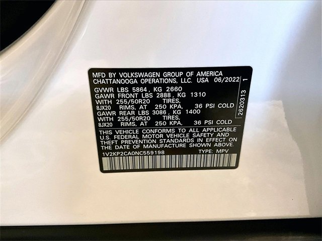 Used 2022 Volkswagen Atlas SE image 35