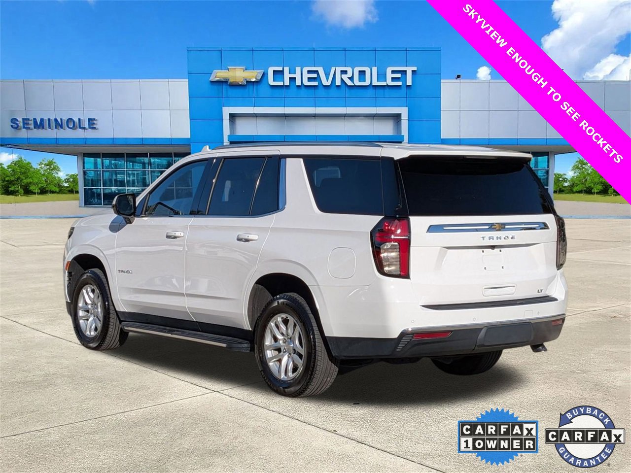 Used 2021 Chevrolet Tahoe LT w/ Rear Media and Nav Package image 3