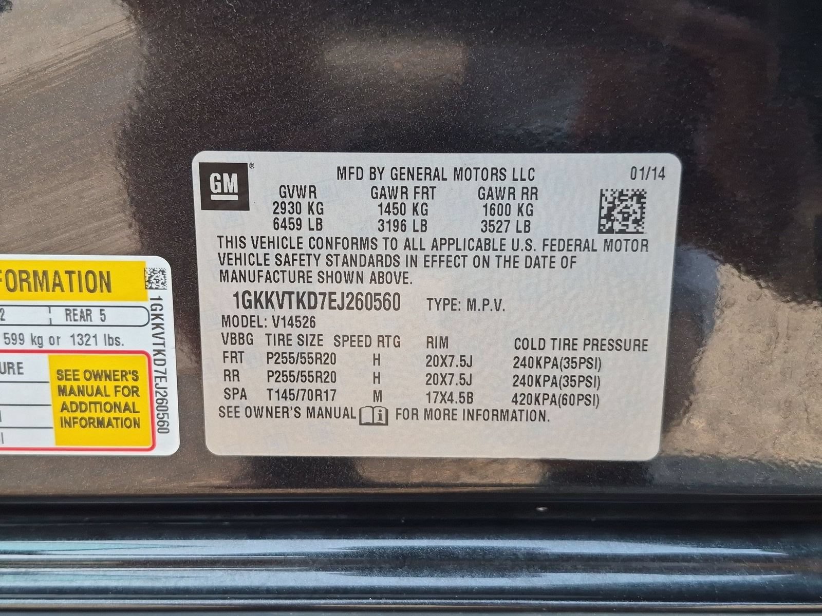 Certified 2014 GMC Acadia Denali AWD/4WD image 34