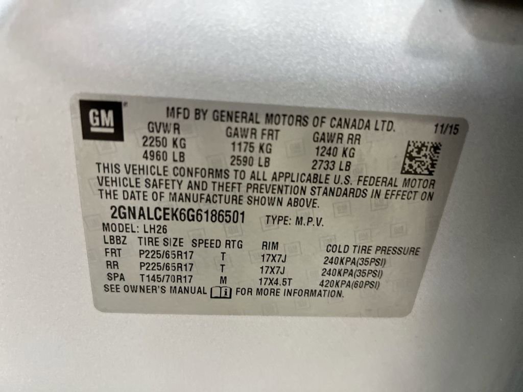 Used 2016 Chevrolet Equinox LT w/ Convenience Package image 27