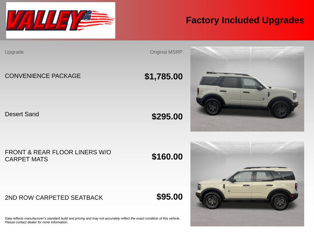 Used 2024 Ford Bronco Sport Big Bend w/ Convenience Package AWD/4WD image 6