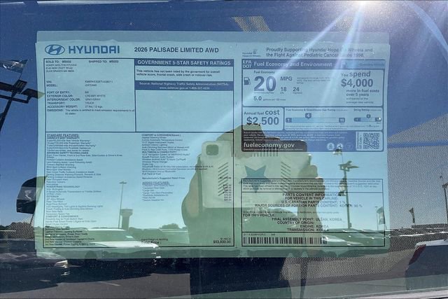 New 2026 Hyundai Palisade Limited image 14