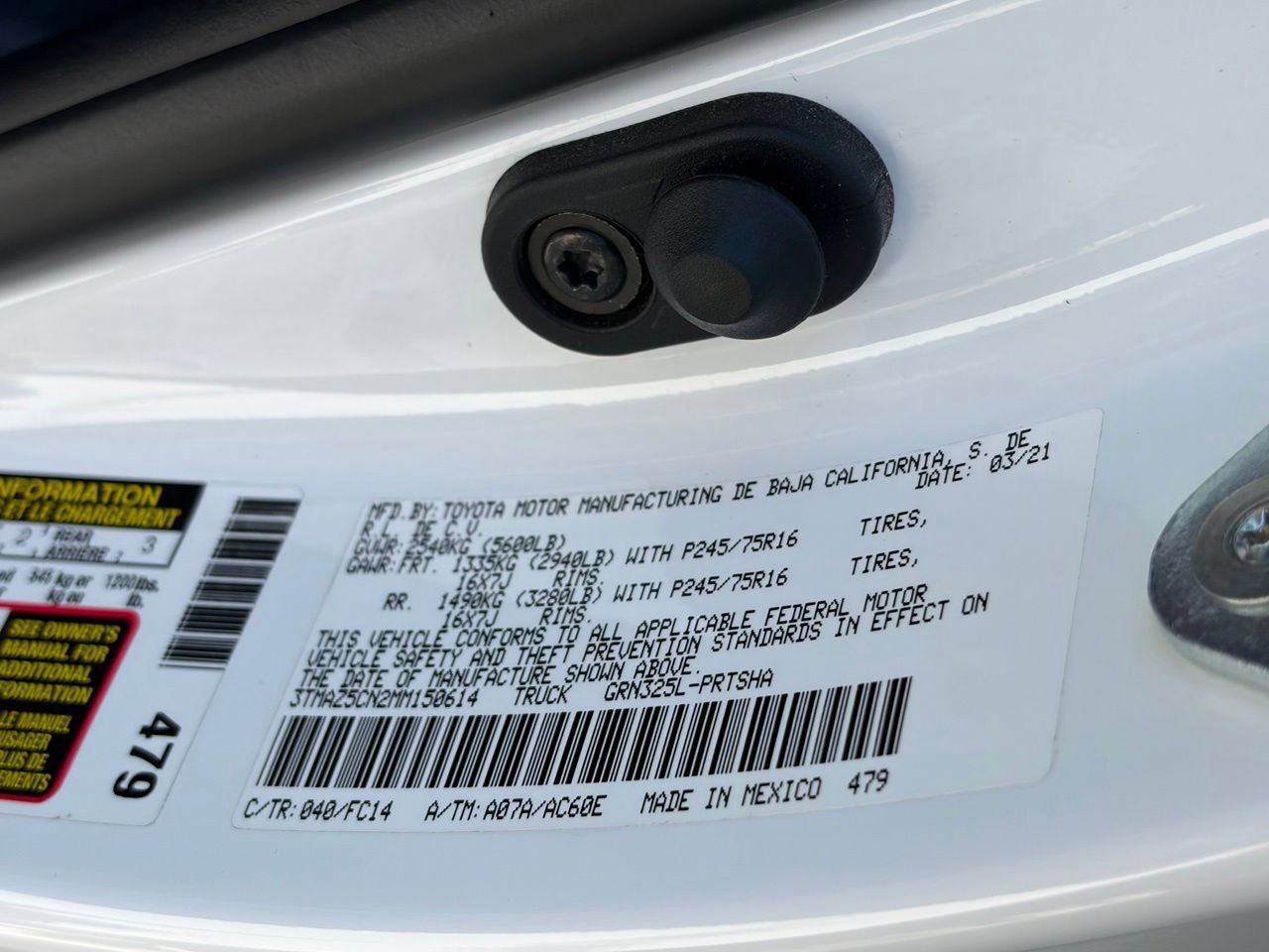 Used 2021 Toyota Tacoma SR5 RWD image 14