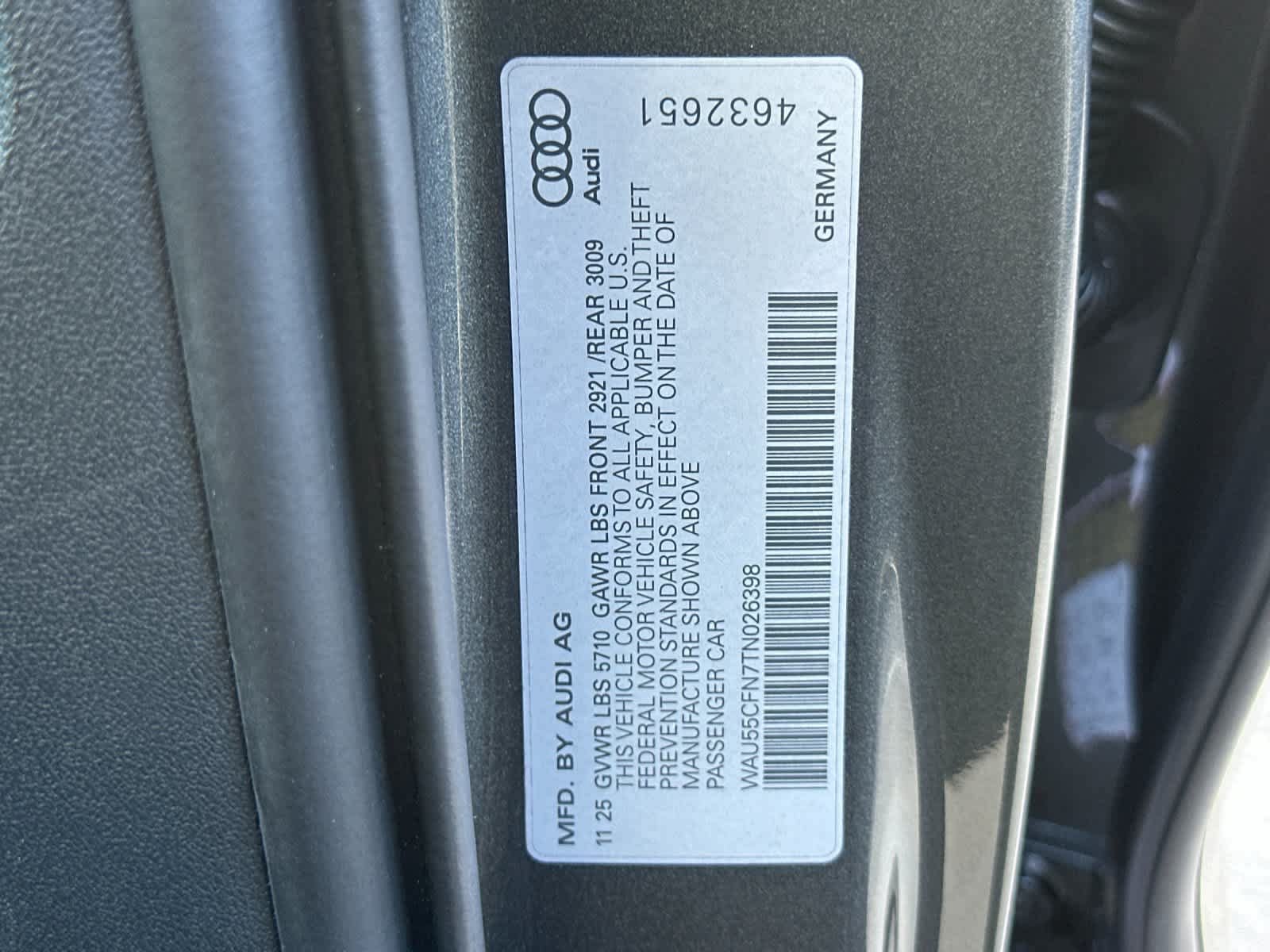 New 2026 Audi A6 Premium Plus AWD/4WD image 31