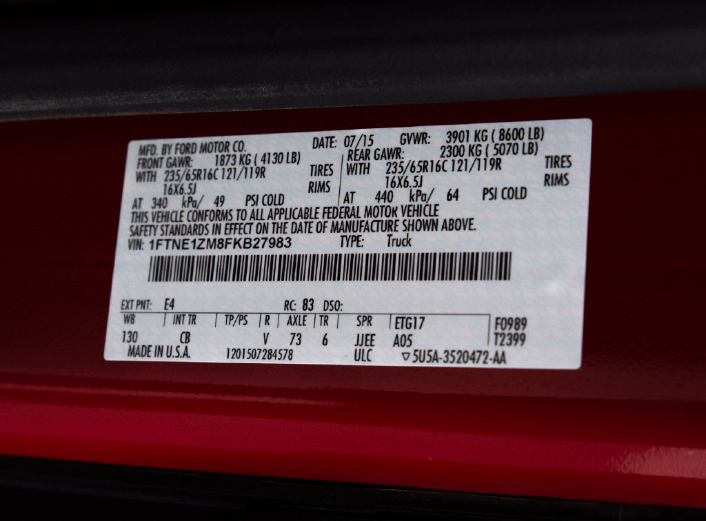 Used 2015 Ford Transit 150 130 Low Roof RWD image 33