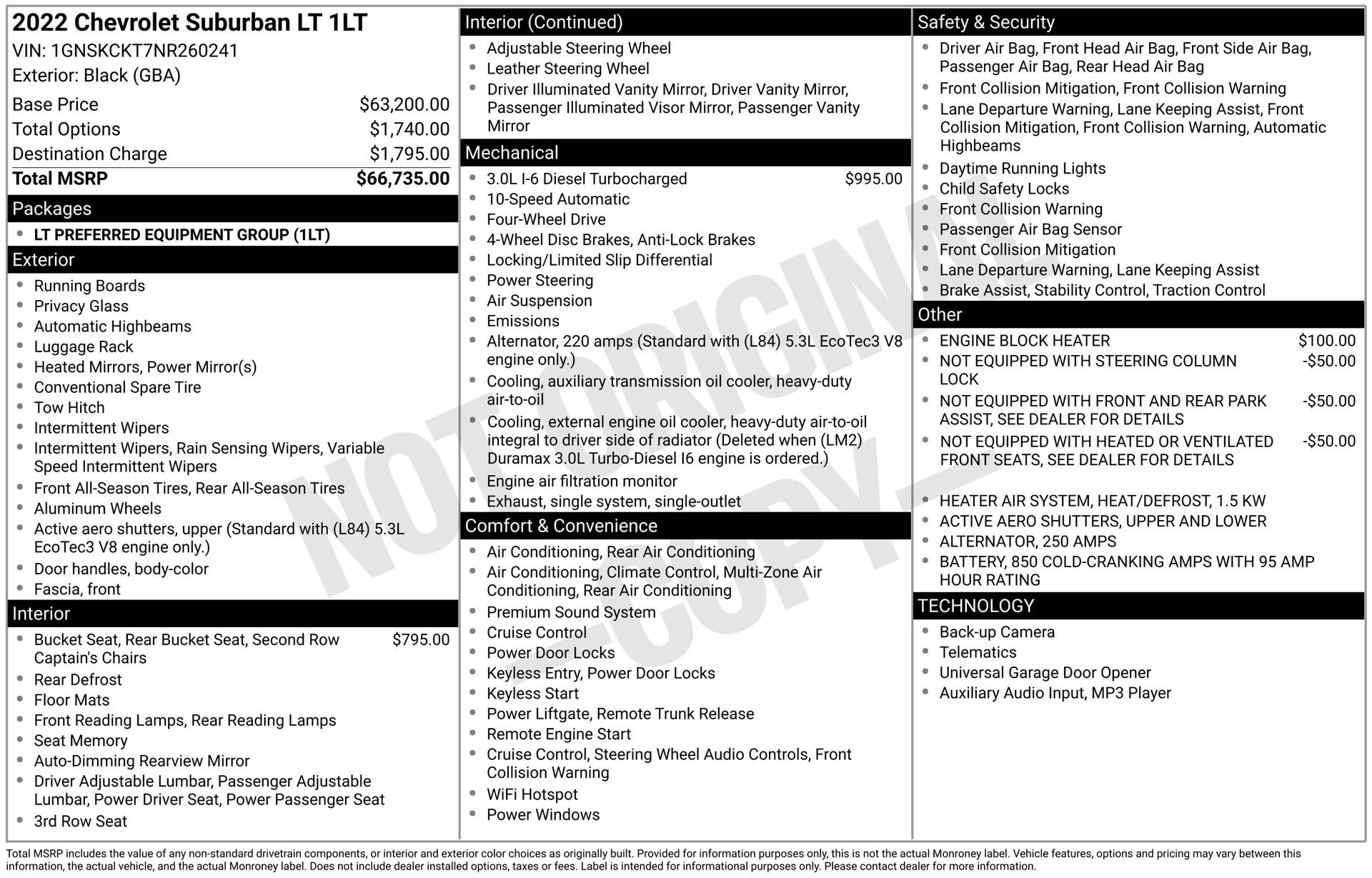 Used 2022 Chevrolet Suburban LT AWD/4WD image 4