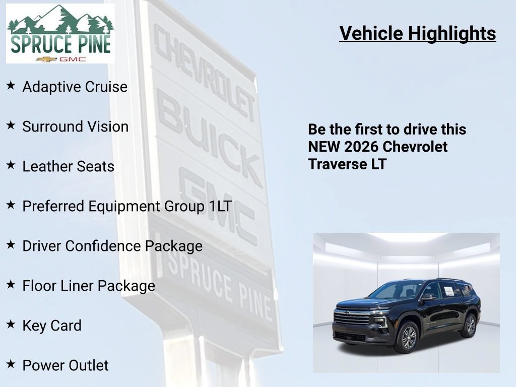 New 2026 Chevrolet Traverse LT w/ Driver Confidence Package FWD image 5