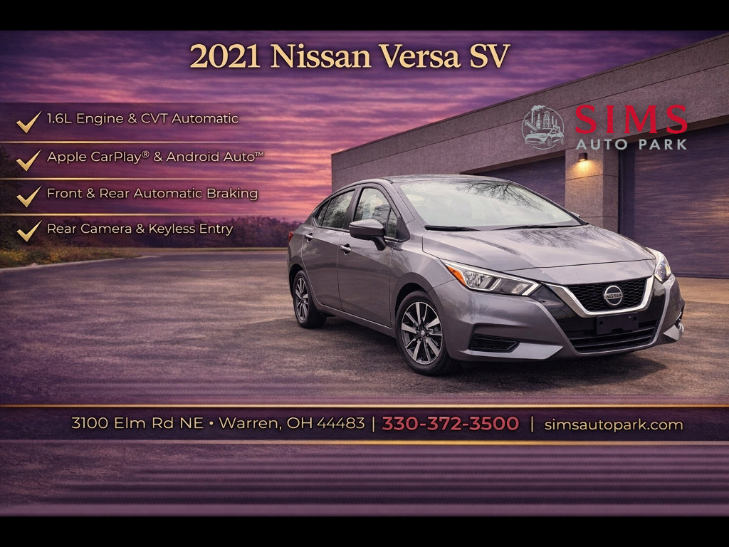 Used 2021 Nissan Versa SV
