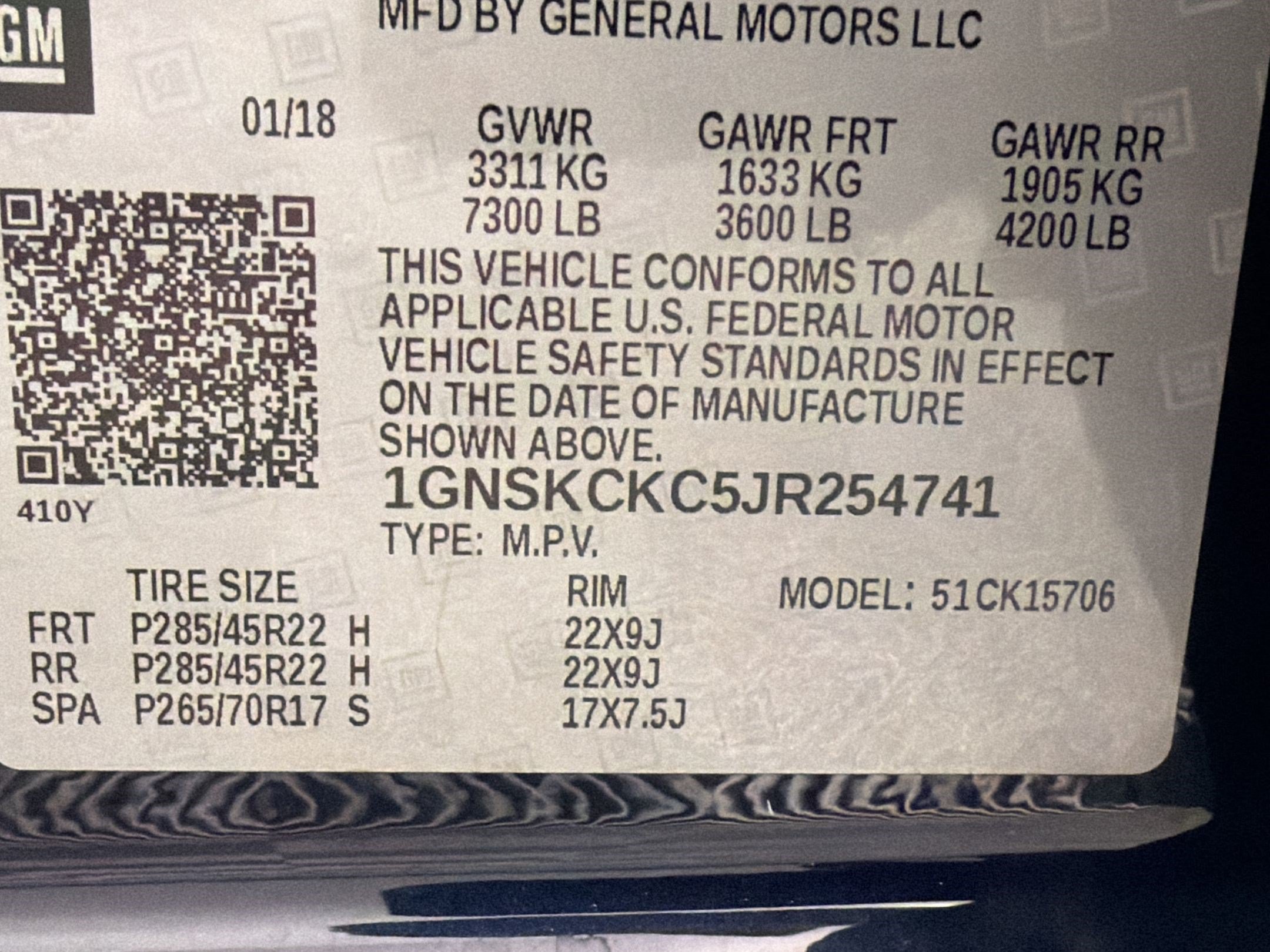 Used 2018 Chevrolet Tahoe Premier w/ Max Trailering Package AWD/4WD image 22