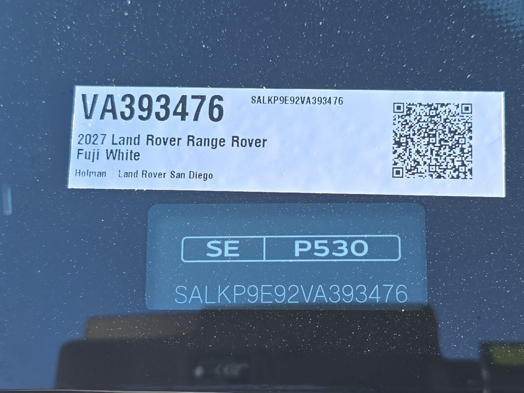 New 2027 Land Rover Range Rover SE AWD/4WD image 36
