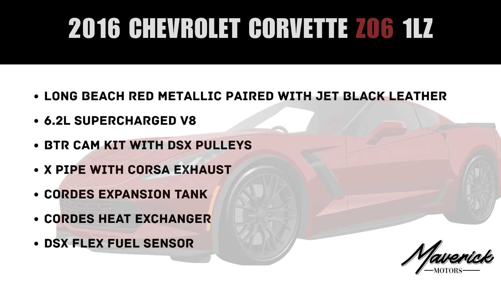 Used 2016 Chevrolet Corvette Z06 RWD image 2