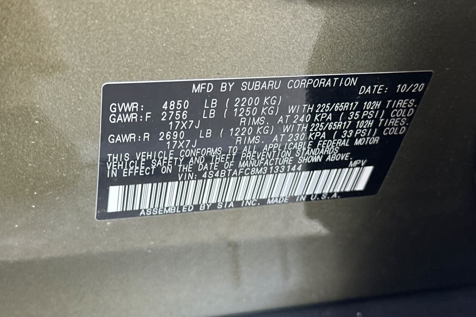 Certified 2021 Subaru Outback Premium w/ Popular Package #1 AWD/4WD image 28