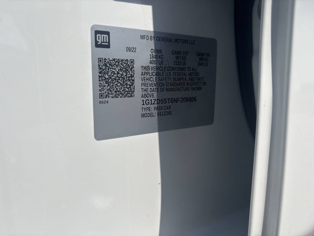 Certified 2022 Chevrolet Malibu LT FWD image 32