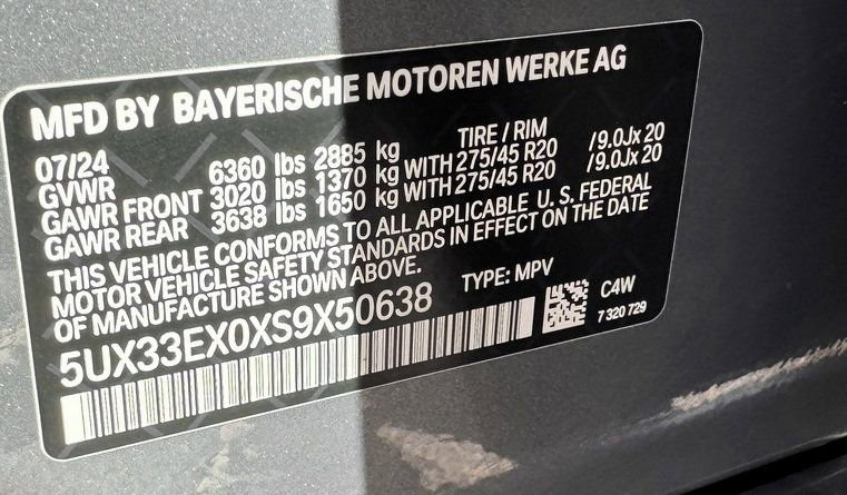 Used 2025 BMW X6 xDrive40i w/ Climate Comfort Package AWD/4WD image 31