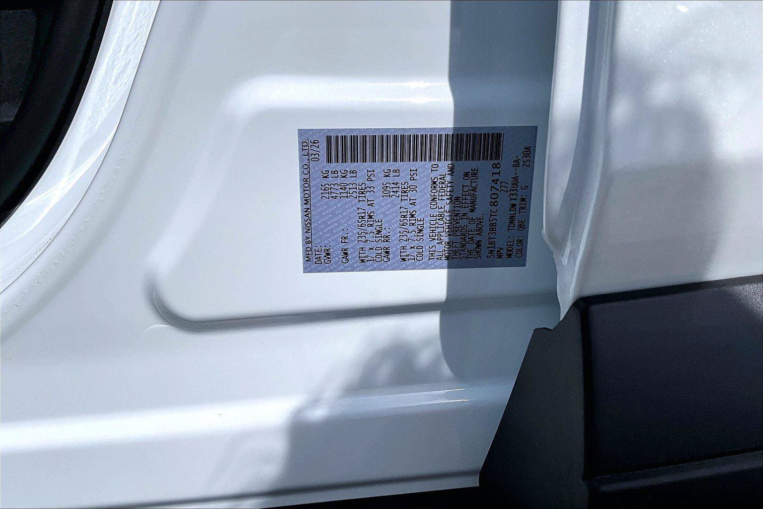 New 2026 Nissan Rogue SV AWD/4WD image 15