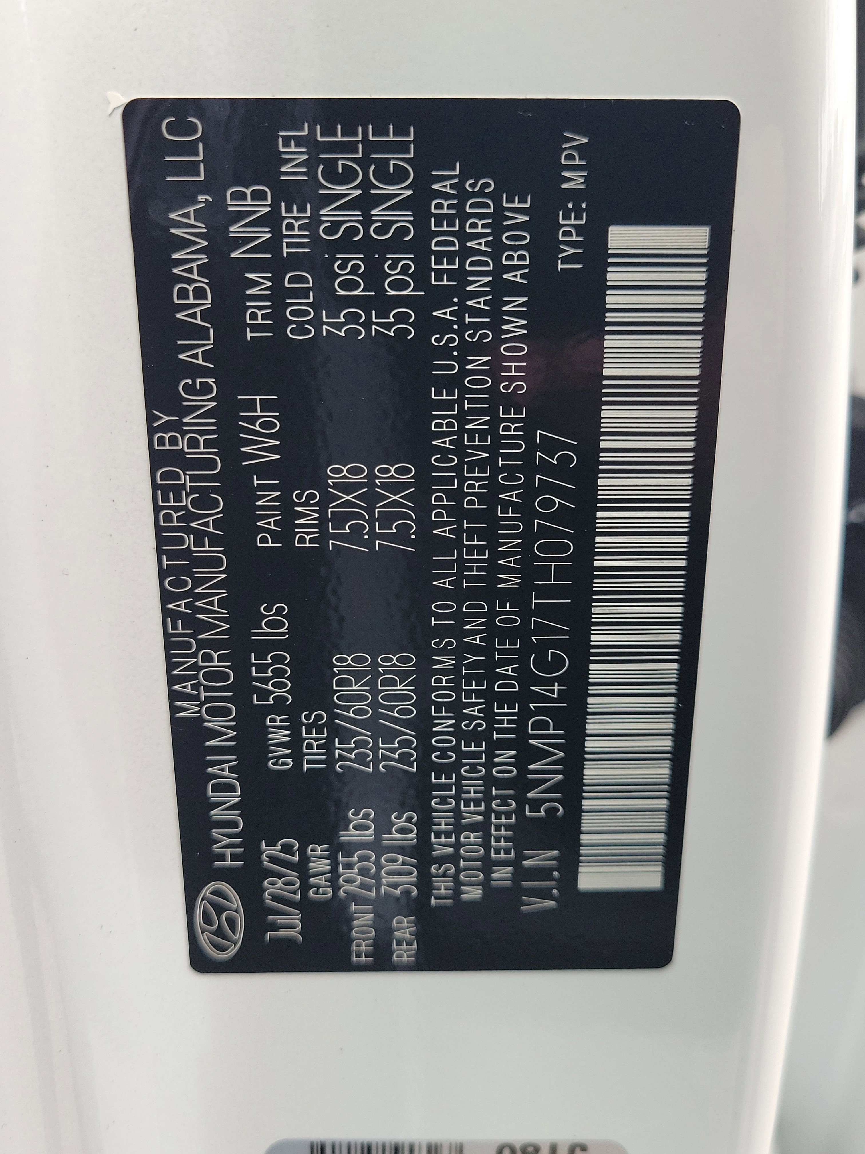 New 2026 Hyundai Santa Fe SE image 35