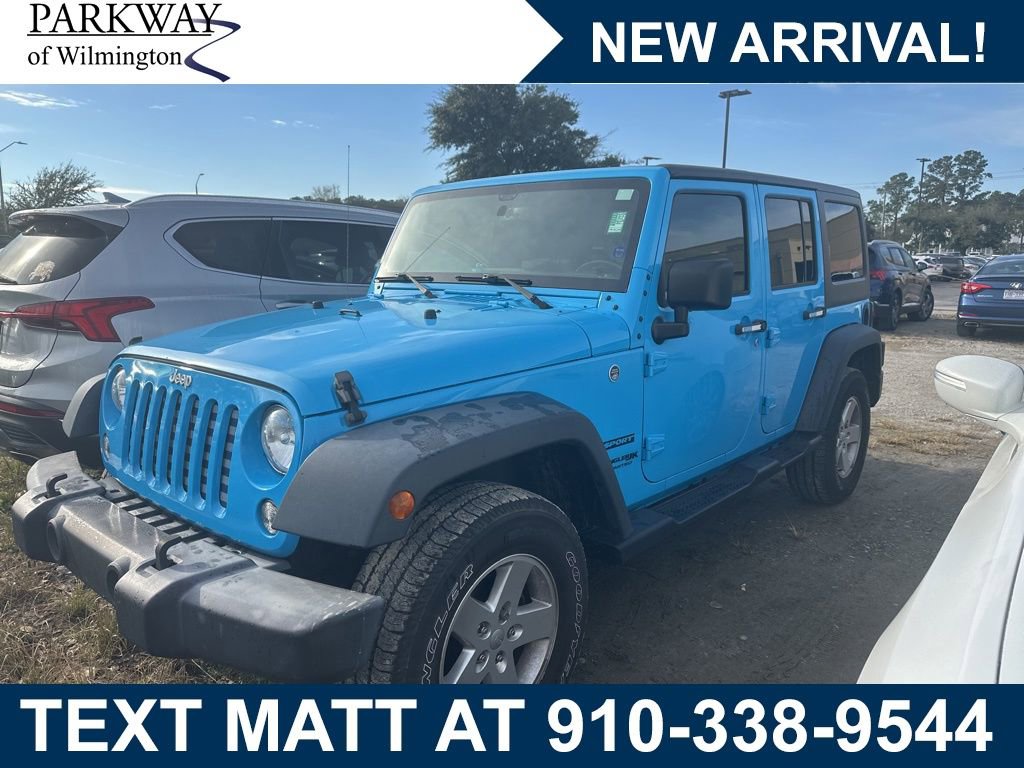 Used 2018 Jeep Wrangler Unlimited Sport S