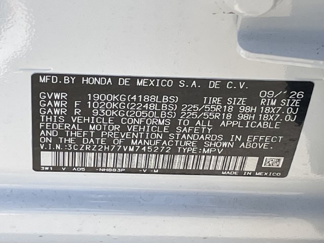 New 2027 Honda HR-V EX-L image 26