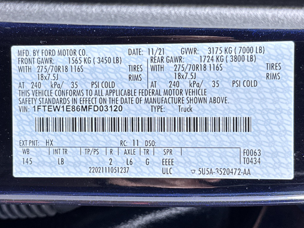 Used 2021 Ford F150 Tremor w/ Equipment Group 401A Mid AWD/4WD image 30