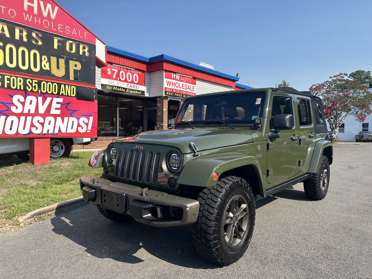 Used 2016 Jeep Wrangler Unlimited Sahara