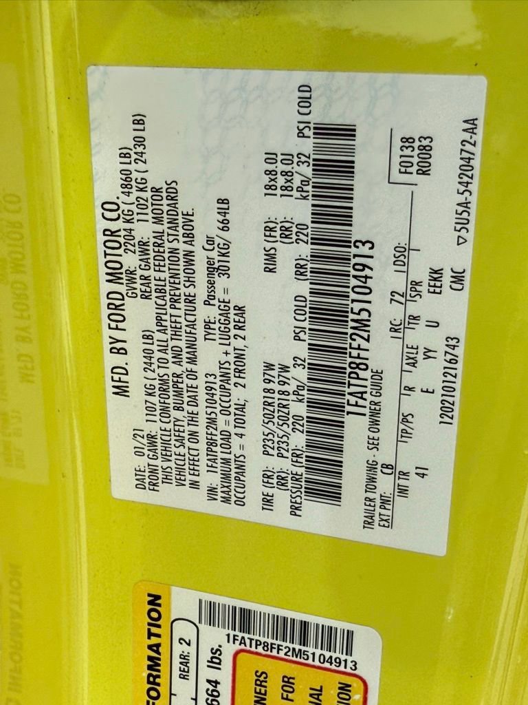 Used 2021 Ford Mustang GT Premium image 32