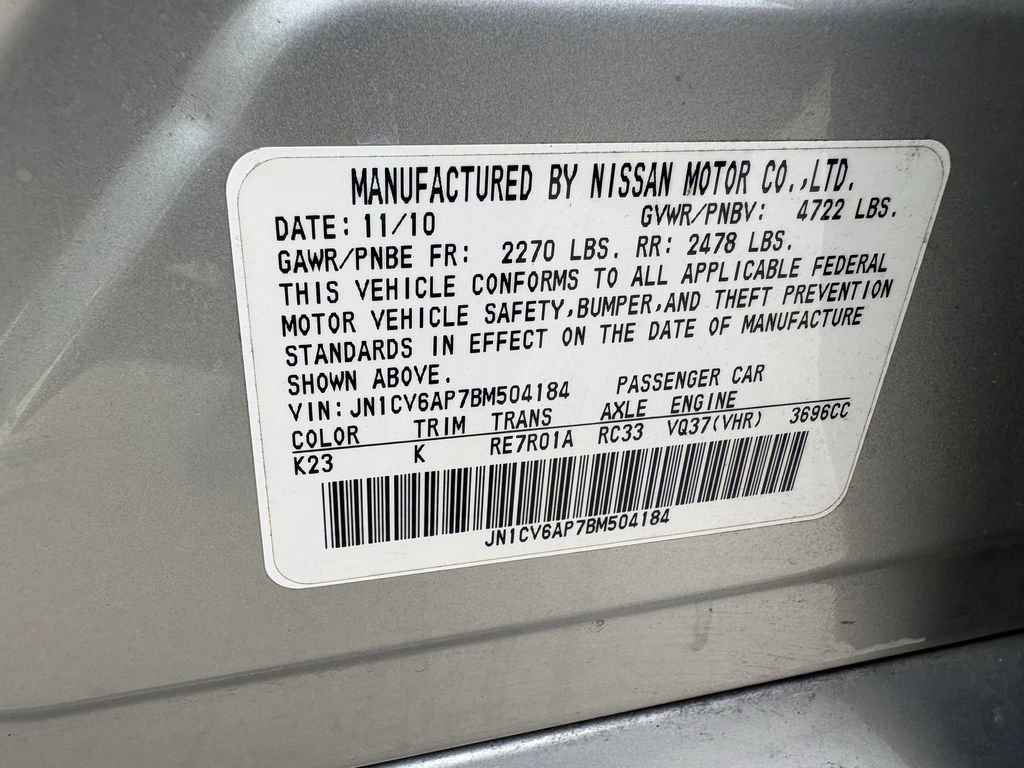 Used 2011 INFINITI G37 Journey RWD image 26