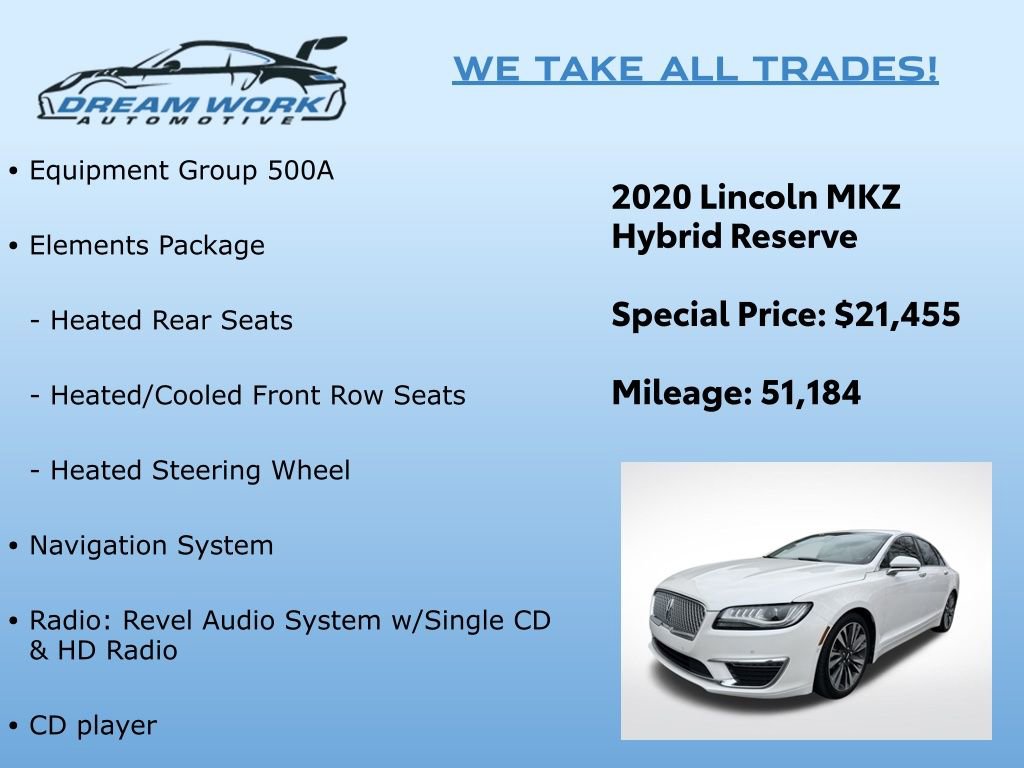 Used 2020 Lincoln MKZ Reserve w/ Elements Package image 2