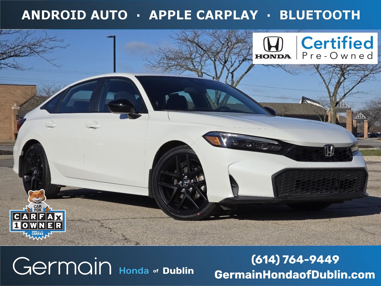 Certified 2025 Honda Civic Sport