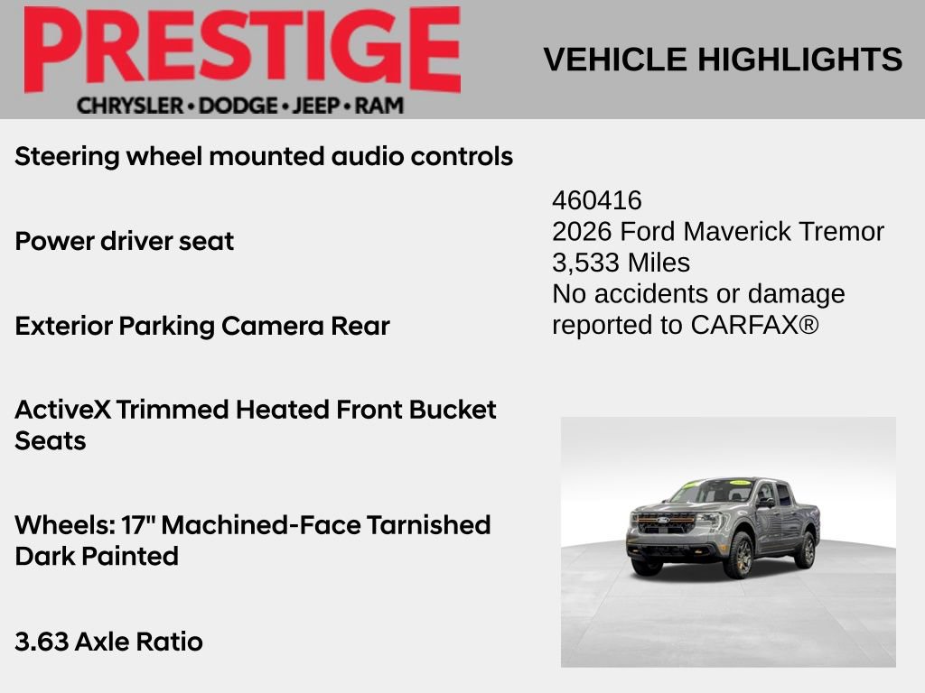Used 2026 Ford Maverick Tremor AWD/4WD image 4