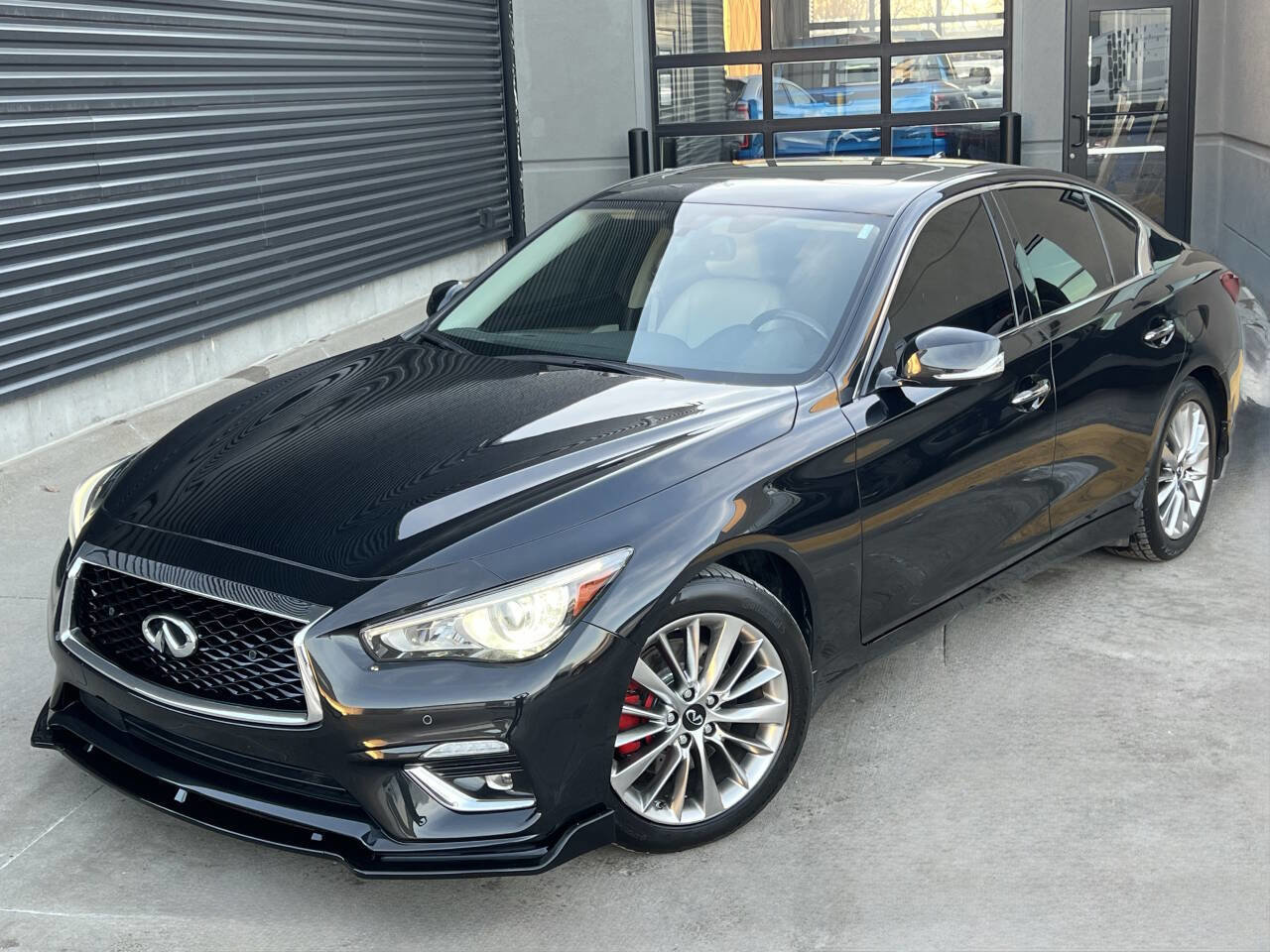 Used 2021 INFINITI Q50 Luxe w/ Cargo Package image 2