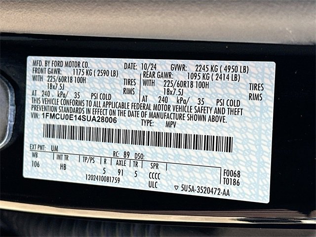 Used 2025 Ford Escape Base image 32