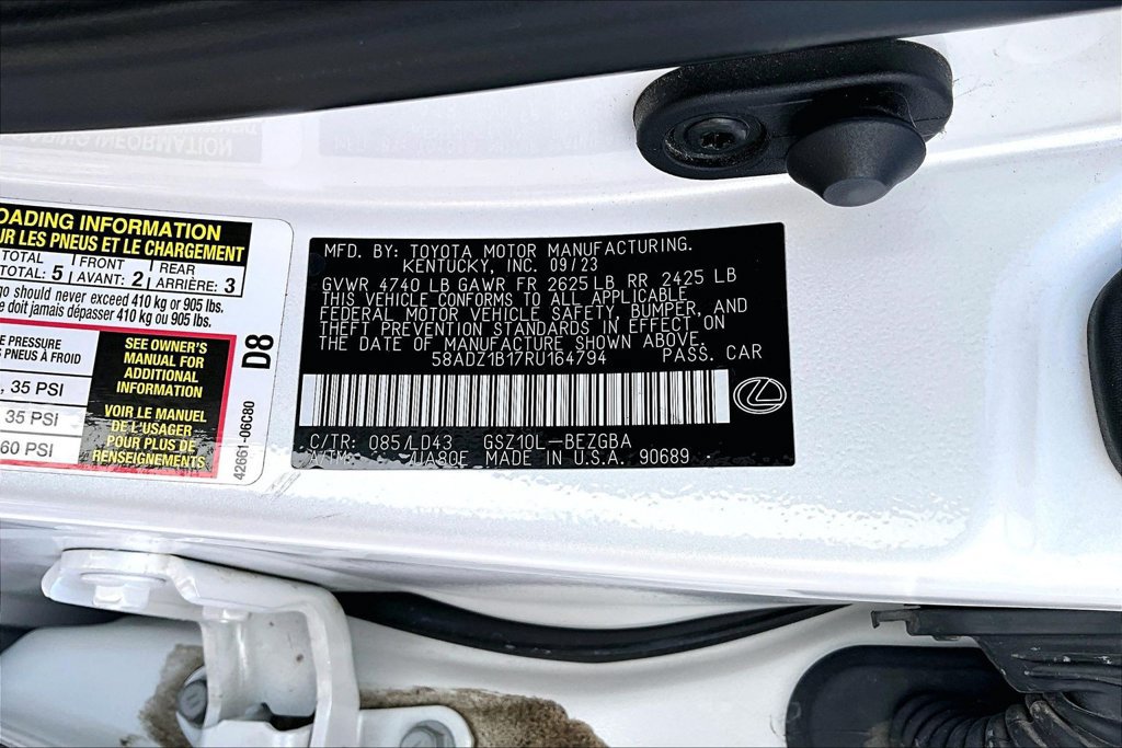 Used 2024 Lexus ES 350 w/ Premium Package FWD image 42